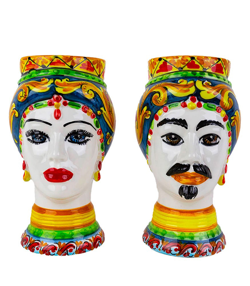 teste di moro decorate caltagirone