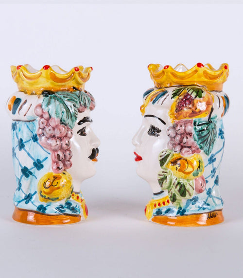 teste di moro decorate caltagirone