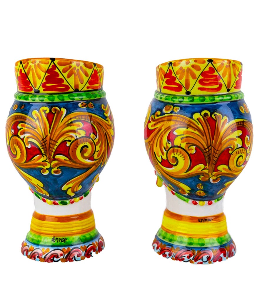 teste di moro decorate caltagirone