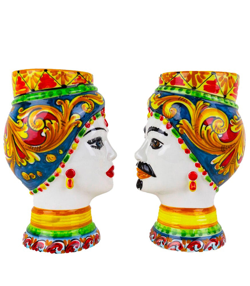 teste di moro decorate caltagirone