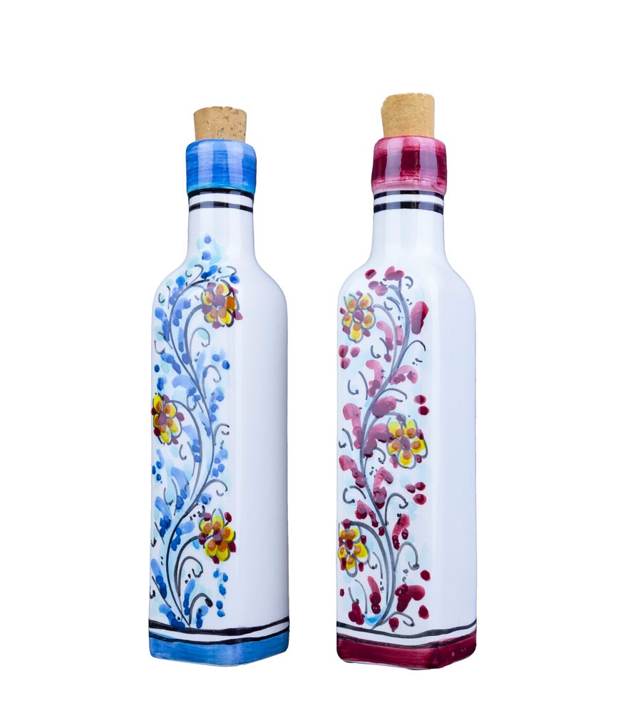 bottiglia ceramica di caltagirone