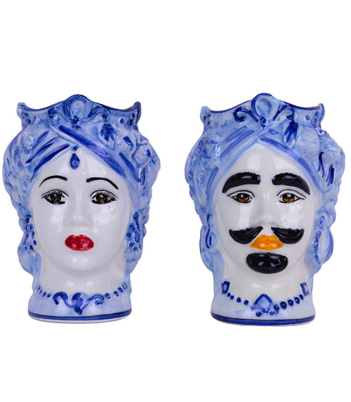 bomboniere teste di moro ceramica di caltagirone