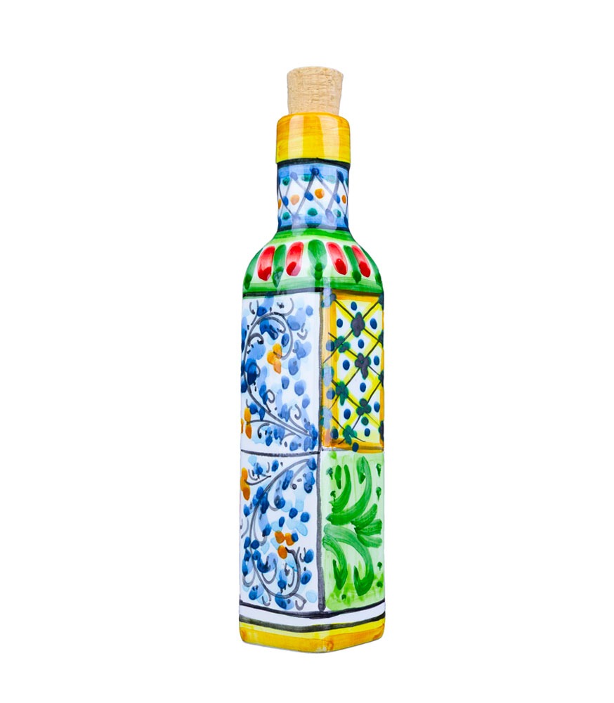 bottiglia ceramica di caltagirone