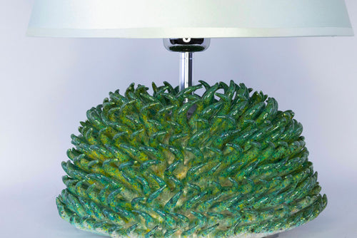 lampada anemone ceramica design arredo