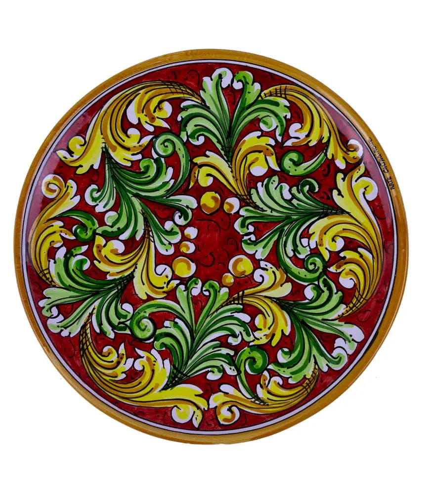 piatto ceramica di caltahirone