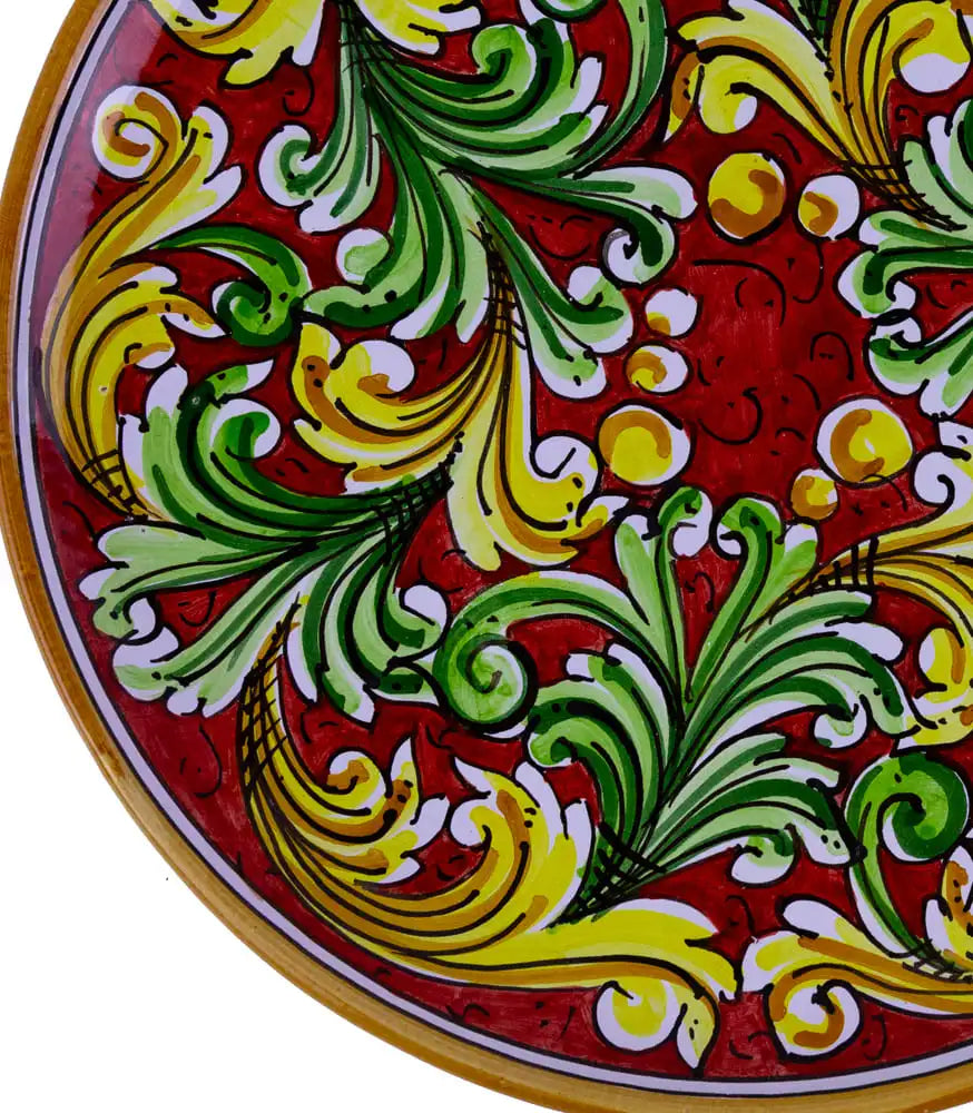 Piatto Ornamentale in Ceramica di Caltagirone – Ø 30 cm