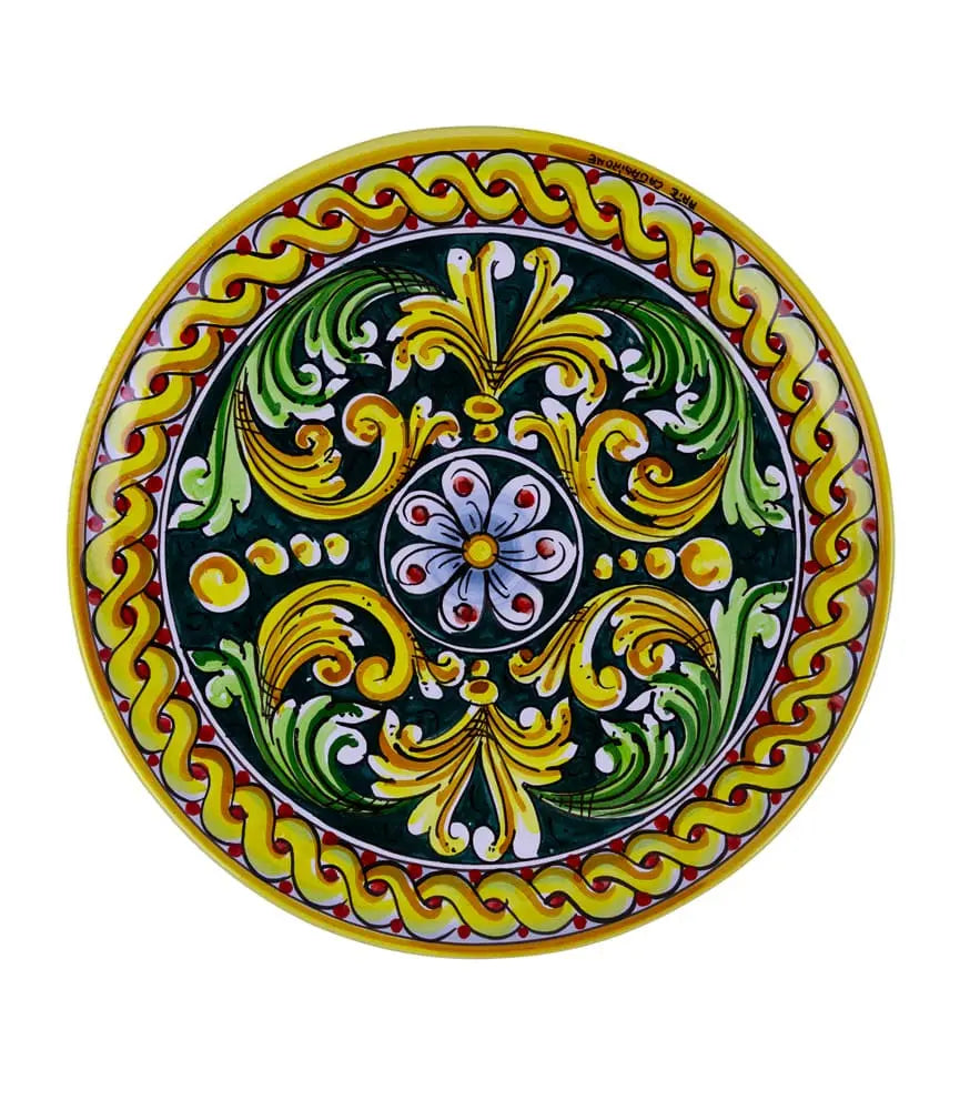 piatto ceramica di caltahirone