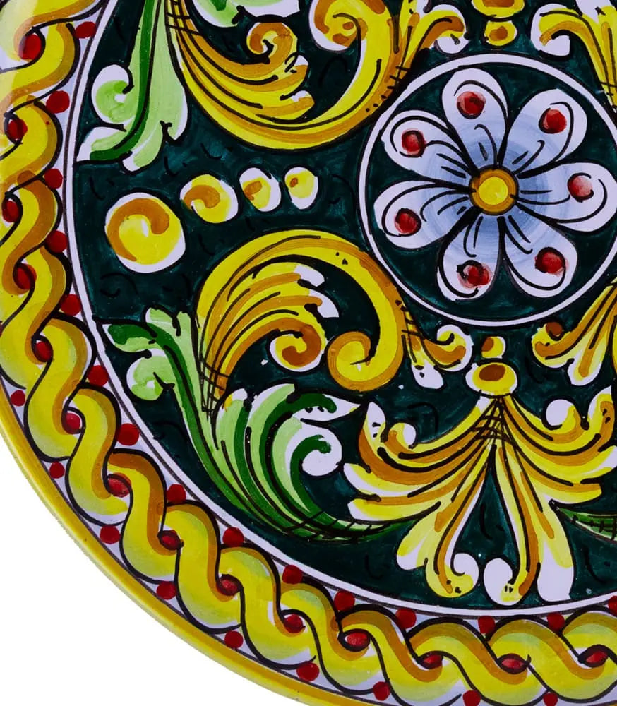 piatto ceramica di caltahirone
