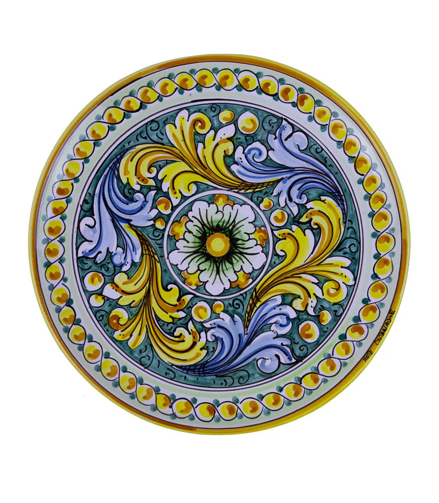 piatto ceramica di caltahirone