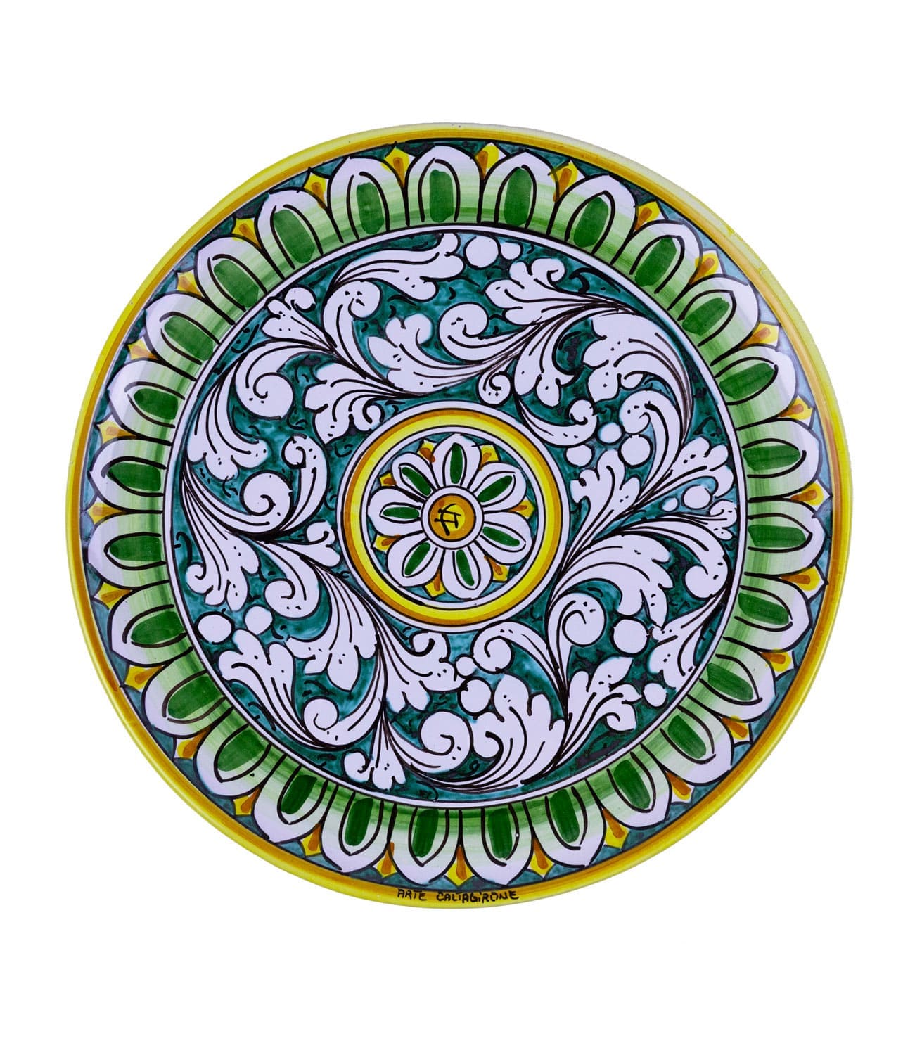 piatto ceramica di caltahirone