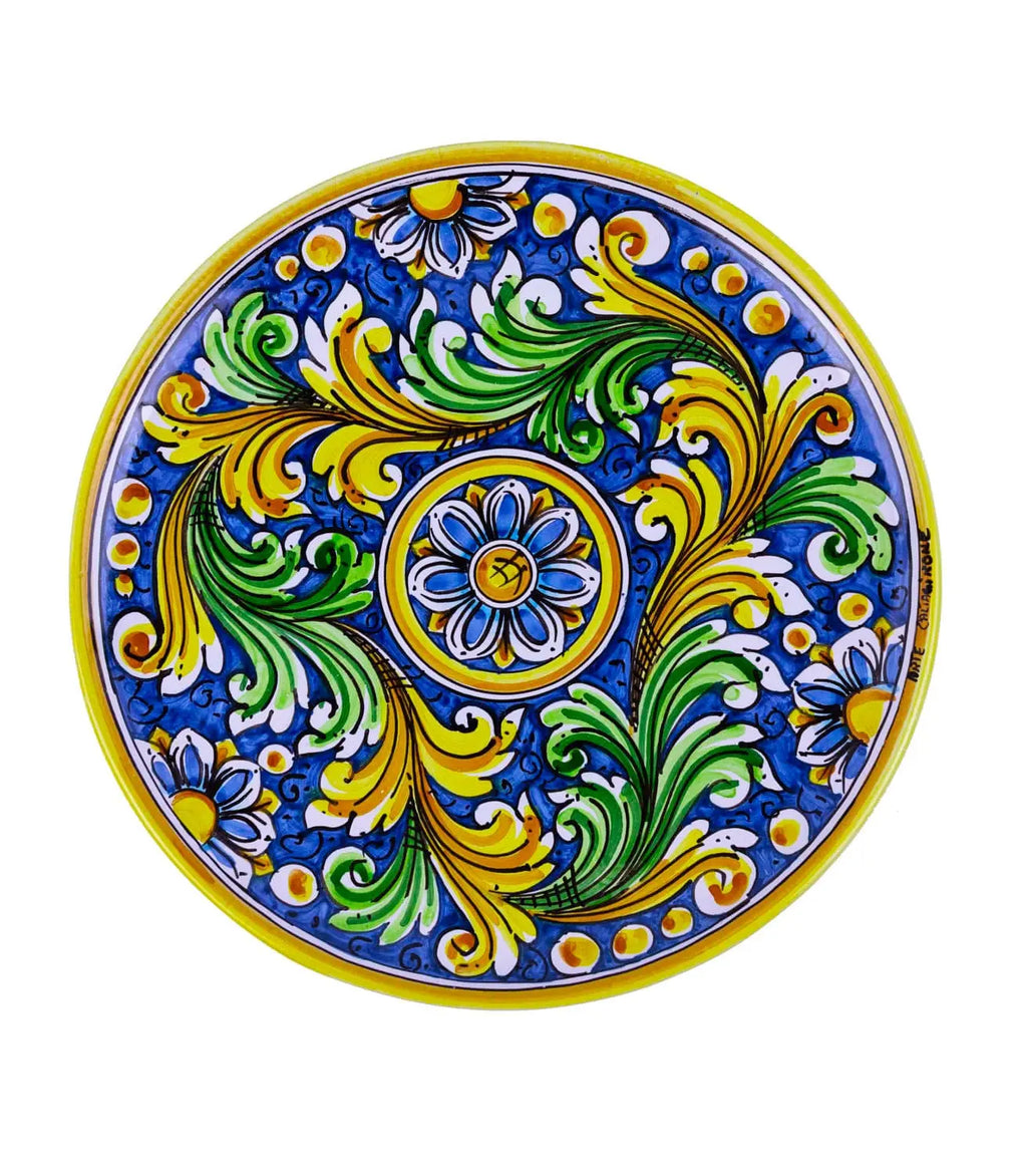 piatto ceramica di caltahirone