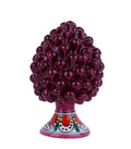 Pigna Siciliana H 15 cm Bordeaux – Ceramica di Caltagirone