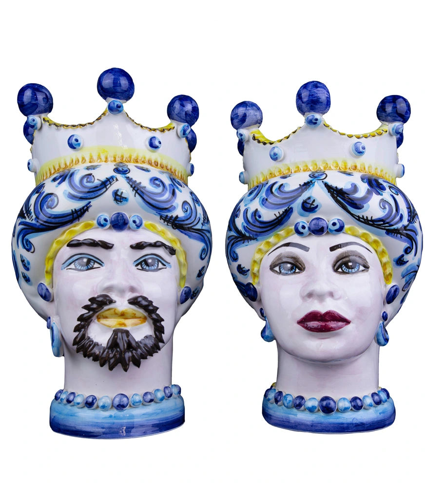 teste di moro decorate caltagirone