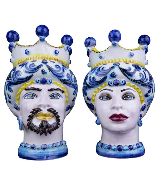 teste di moro decorate caltagirone