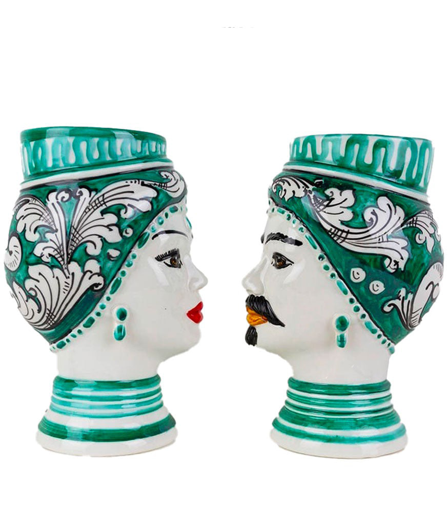 teste di moro decorate caltagirone